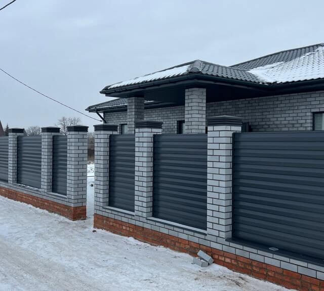 Колпак Zking Бона ХайТек Серый на столб 1.5х1.5 кирпича (385х385мм) в Салехарде фото