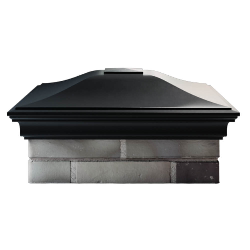 Колпак Zking Монблан Черный на столб 2х2 кирпича (515х515мм) в Салехарде фото