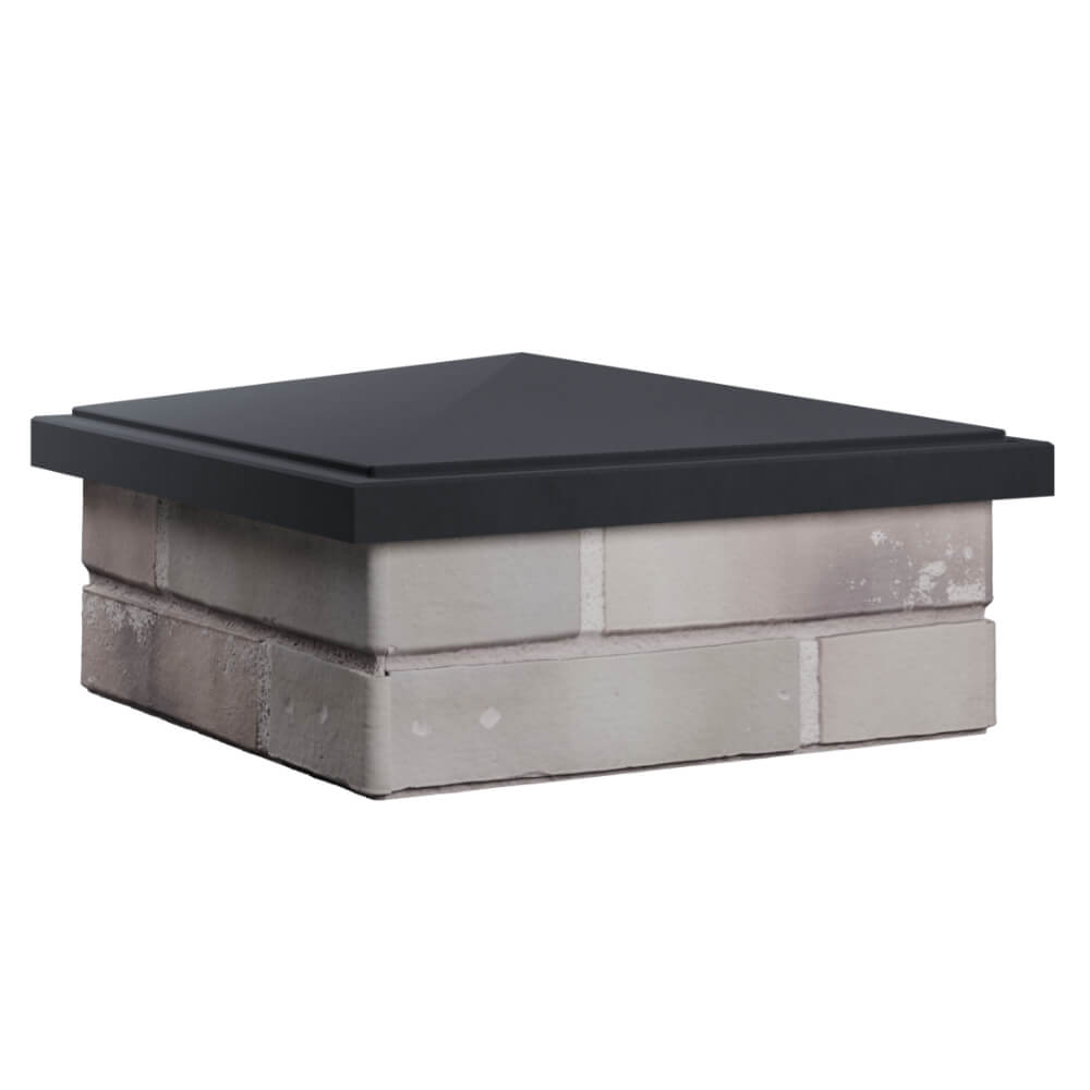 Колпак Zking БонаМоно Серый на столб 1.5х1.5 кирпича (385х385, 400х400мм) в Салехарде фото