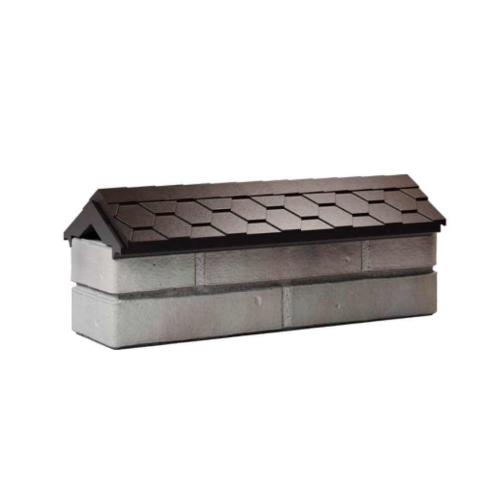 Парапет Zking Эверест Коричневый с посадкой на 0.5 кирпича (130мм) Салехард фото