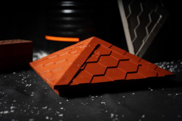 Колпак Zking Эверест Красный на столб 1.5х1.5 кирпича (390х390мм) в Салехарде фото