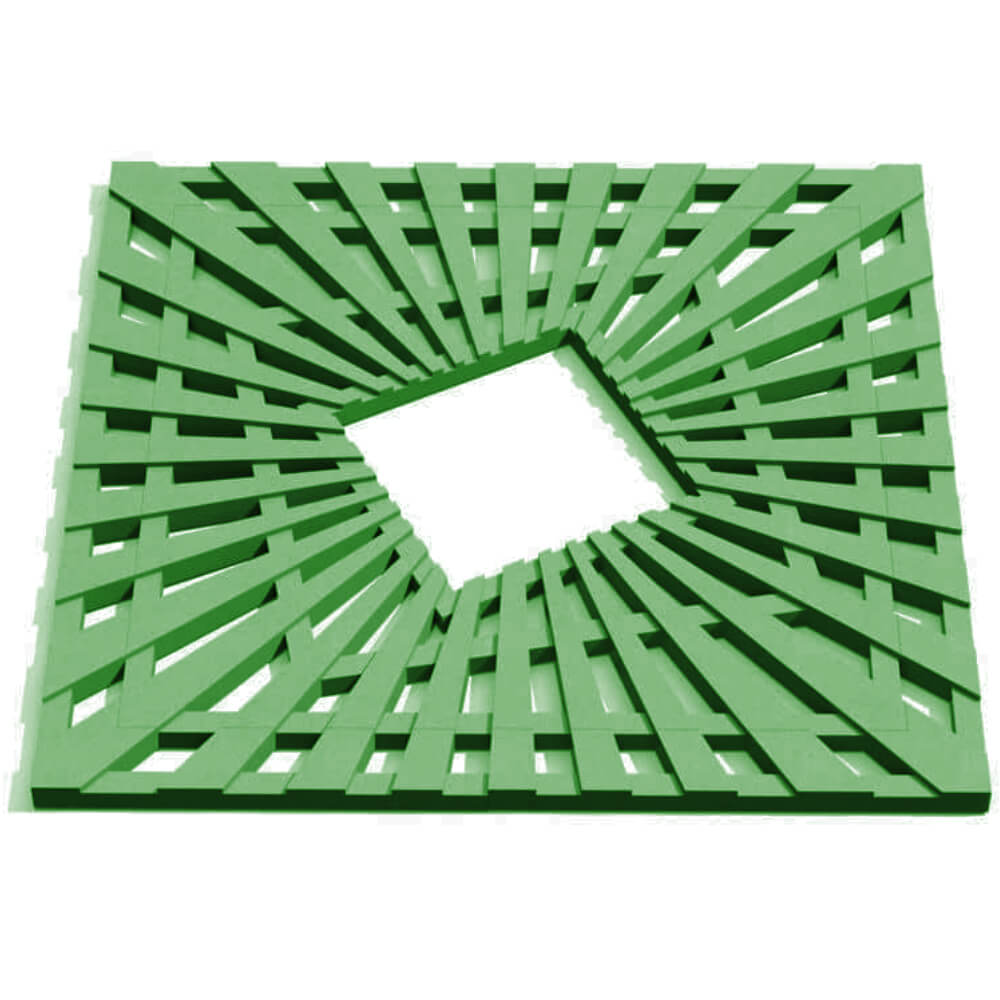 Приствольная решетка для дерева ZKING ATMOSPHERE 1.2х1.2м Зеленая Салехард фото