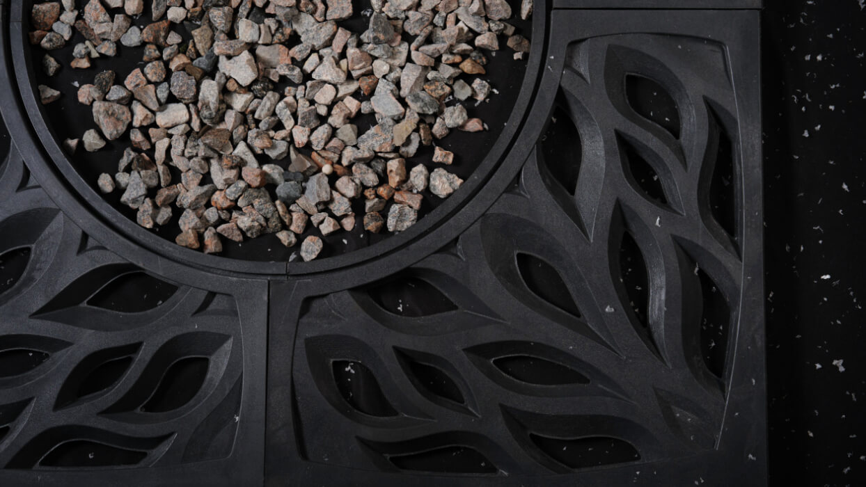 Приствольная решетка для дерева ZKING CRUST 1.2х1.2м Черная в Салехарде фото