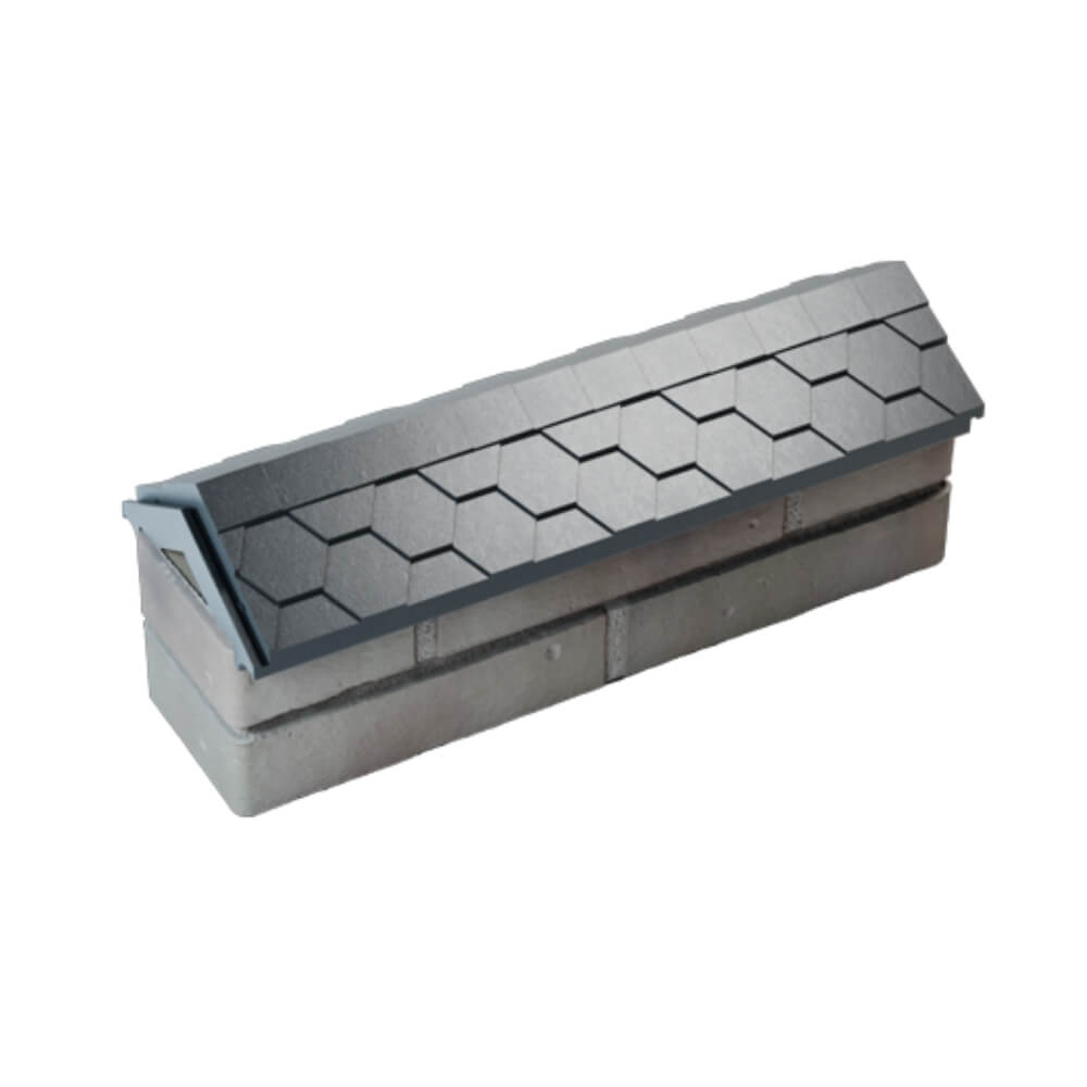 Парапет Zking Эверест Серый с посадкой на 0.5 кирпича (130мм) в Салехарде фото